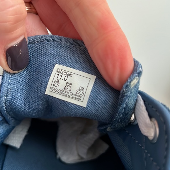 Vans Old Skool platform denim women’s 11 - Picture 10 of 12